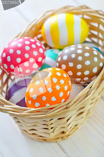 Image of easter eggs