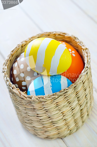 Image of easter eggs