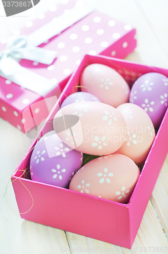 Image of easter eggs