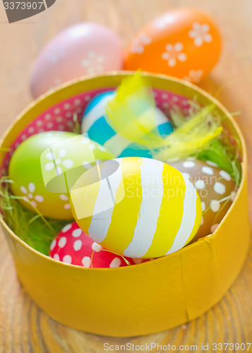 Image of easter eggs