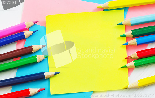 Image of pencils and color sheets