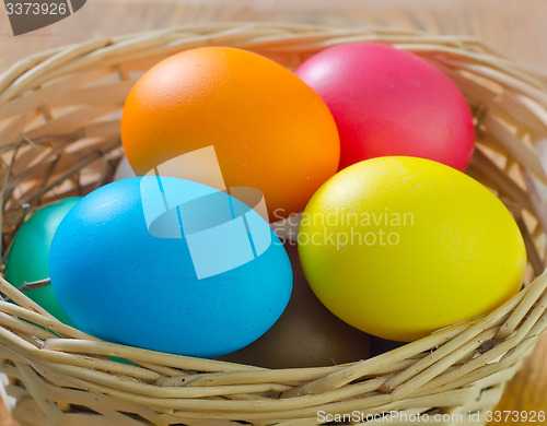 Image of easter eggs