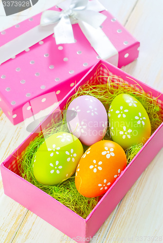 Image of easter eggs