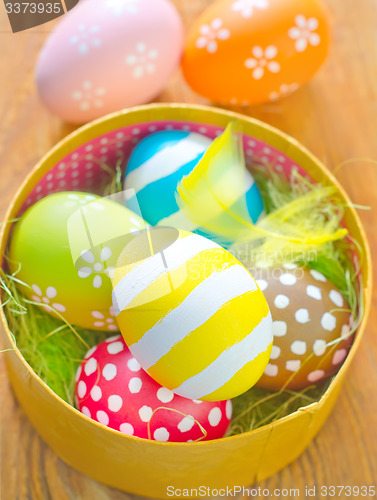 Image of easter eggs