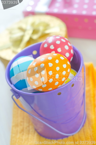 Image of easter eggs