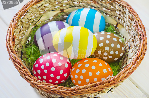 Image of easter eggs