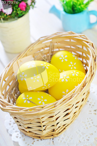 Image of easter eggs