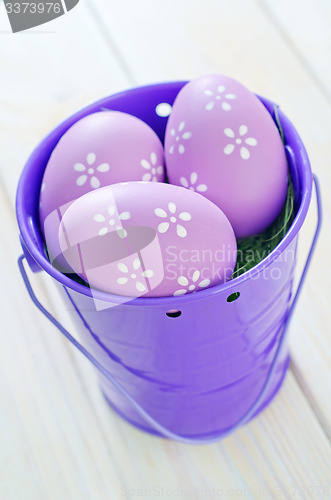 Image of easter eggs