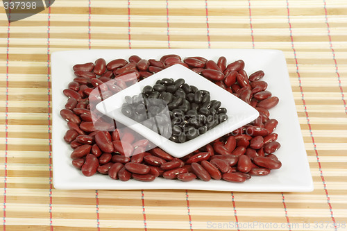 Image of Red and black Beans