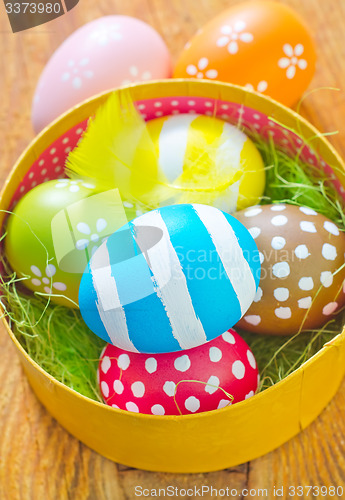 Image of easter eggs