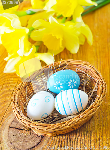 Image of easter eggs