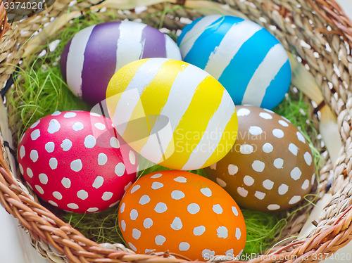 Image of easter eggs