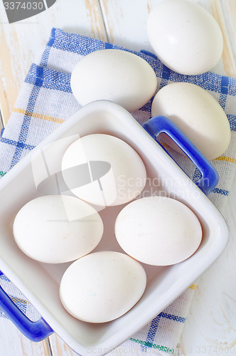 Image of raw eggs