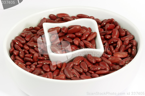Image of Red Kidney Beans in a white bowl