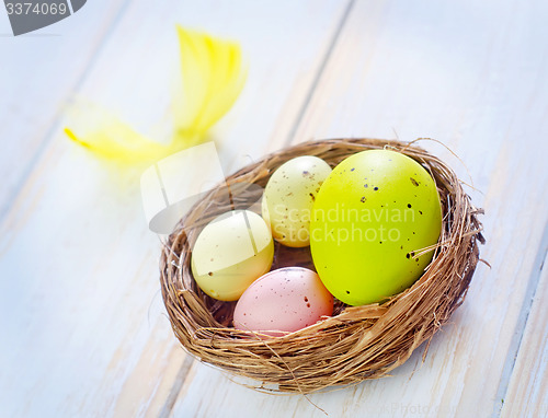 Image of color eggs