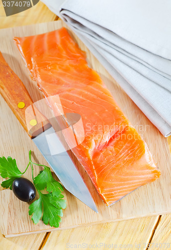 Image of raw salmon