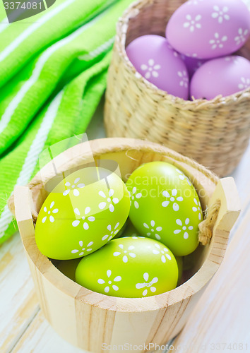 Image of easter eggs