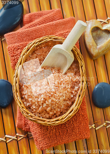 Image of sea salt and soap