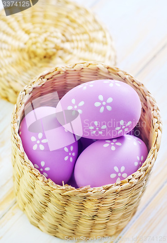 Image of easter eggs