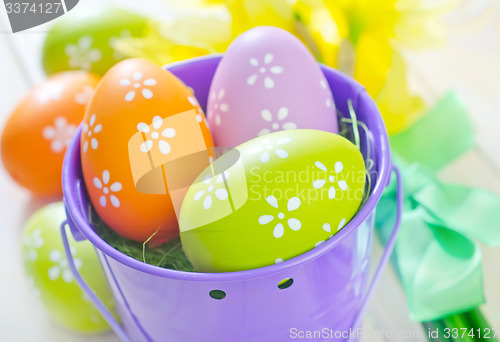 Image of easter eggs