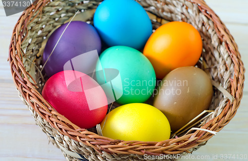 Image of easter eggs