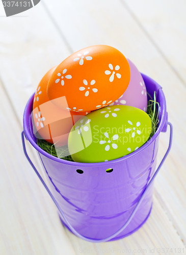 Image of easter eggs