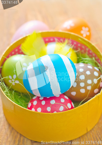 Image of easter eggs