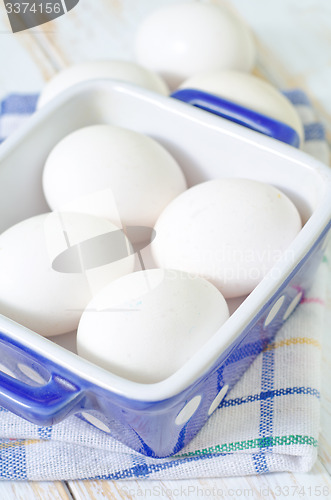 Image of raw eggs