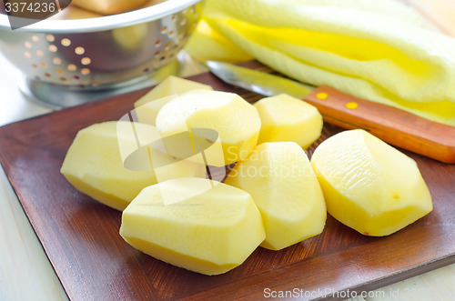 Image of raw potato