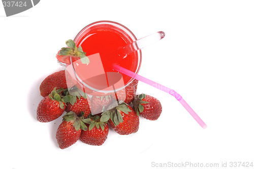 Image of strawberry drink