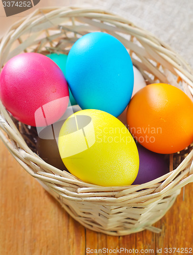 Image of easter eggs