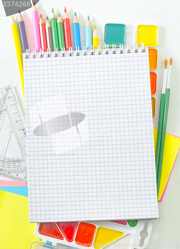 Image of school supplies