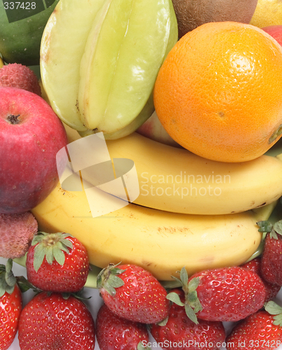 Image of fruits background