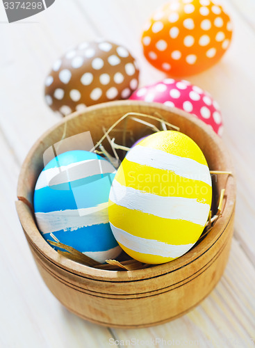 Image of easter eggs