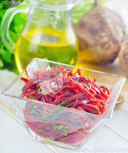 Image of salad with beet