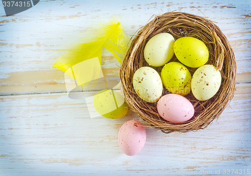 Image of color eggs