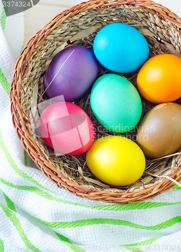 Image of easter eggs