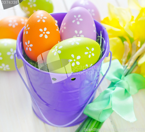 Image of easter eggs