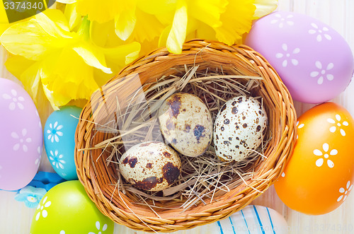 Image of easter eggs