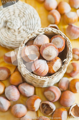 Image of hazelnuts