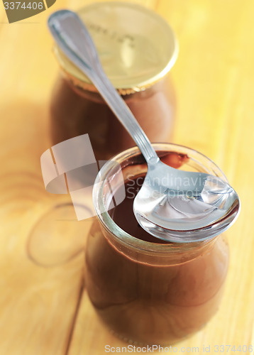 Image of chocolate pudding