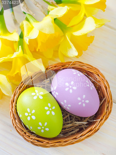 Image of easter eggs