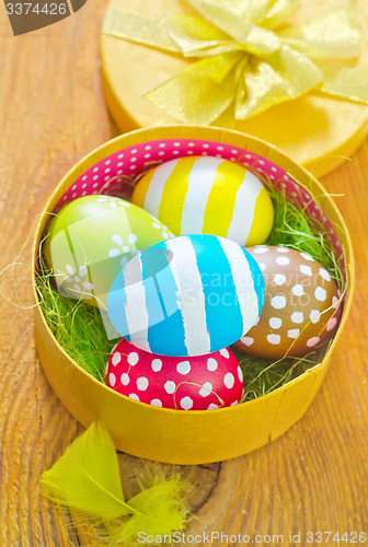 Image of easter eggs