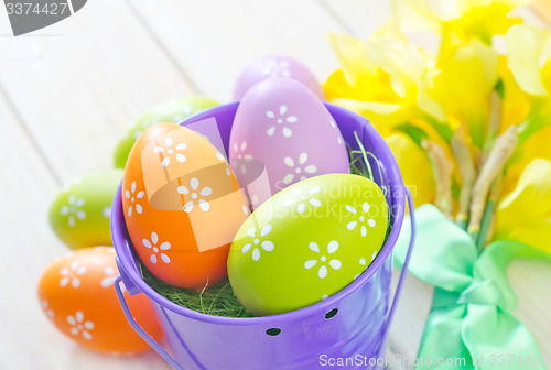 Image of easter eggs