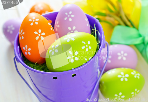 Image of easter eggs