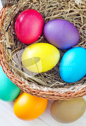 Image of easter eggs