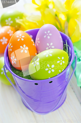 Image of easter eggs