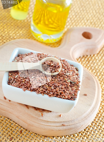 Image of flax seed and oil