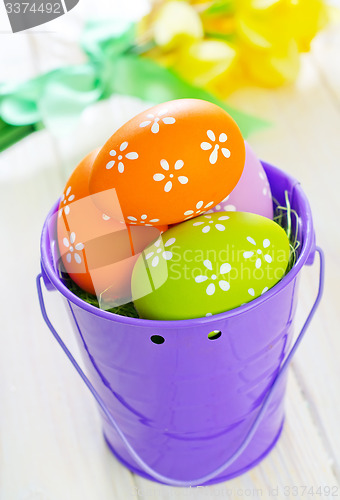 Image of easter eggs