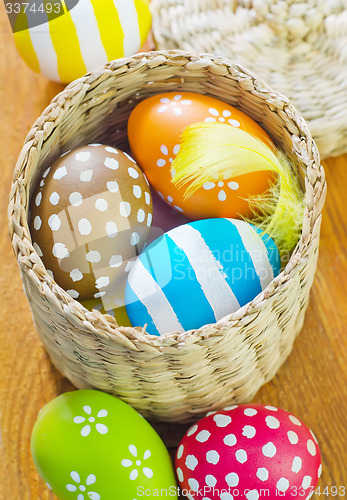 Image of easter eggs